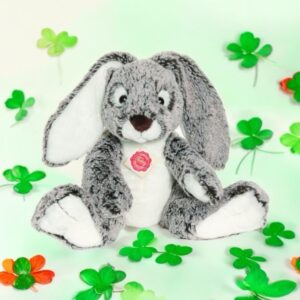 Hermann Teddy lief grijs knuffel konijn