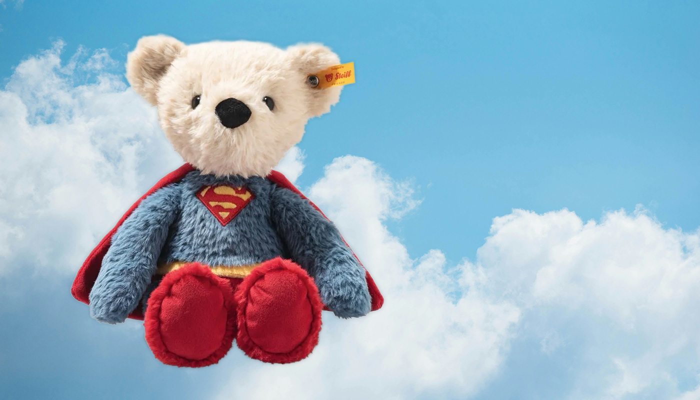 Steiff Superman teddybeer