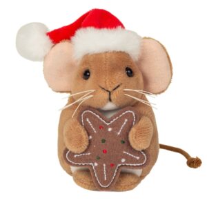 Hermann Teddy kerst muis met kerst koekje